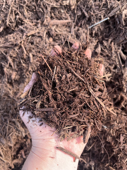 Bulk: Brown Mulch yd.